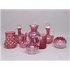 Image 1 : Cranberry Glass Eight Items