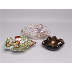 Three Venetian Glass Dishes
