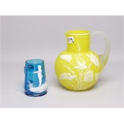 Two Victorian Figured Glassware Items