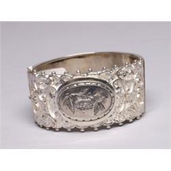 Antique American Sterling Cuff Bracelet