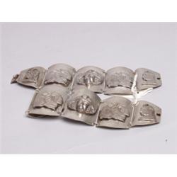 2 Heavy Peruvian Sterling Bracelets