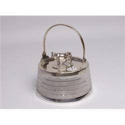 Victorian Glass & Plate Butter Dish