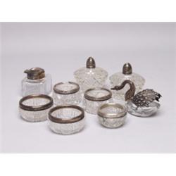 Estate Silver Eight Items of Sterling