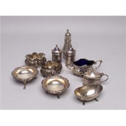 Estate Silver 10 Items Antique Sterling 