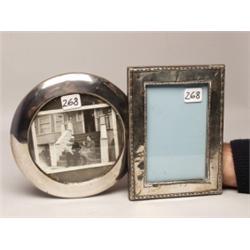 2 English Sterling Mirror Frames
