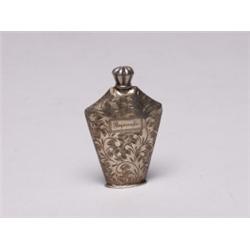 Sterling Perfume or Scent Flask