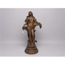 Antique Patinated Metal Sculpture