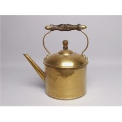 Heavy Victorian Brass Hot Water Pot