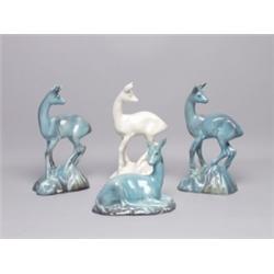 Four Beswick Deer Figures