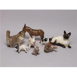 Eight Various Beswick Figures