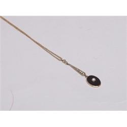 Antique 9K Gold Lavalier