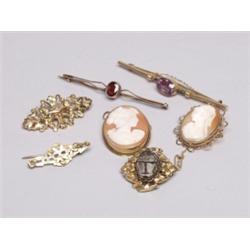 Estate Lot of 7 Items Fine Gold Jewelry