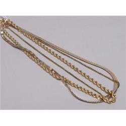 Estate Lot 3 Gold Chains