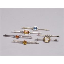 Estate Lot 6 Bar Pins 