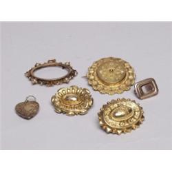 Estate Lot 6 Items Antique Jewelry