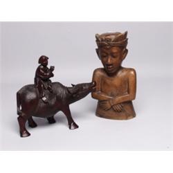 Two Verry Old Asian Wood Carvings