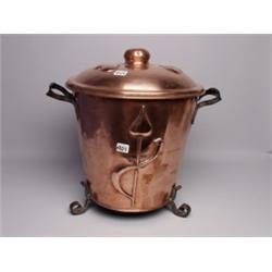 Arts & Crafts Coper Coal Bucket