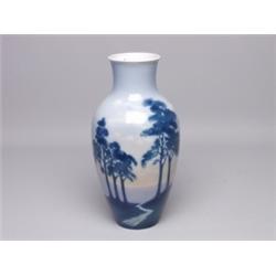 Birks Germany Signed Porcelain Vase