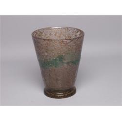 Monart Signed Scottish Art Glass Vase