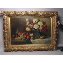 19th C German Oil on Canvas George Englehard