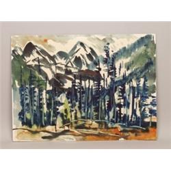 West Coast Water Colour  The Lions