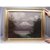 Image 1 : 19th C Oil Painting of Mount Baker