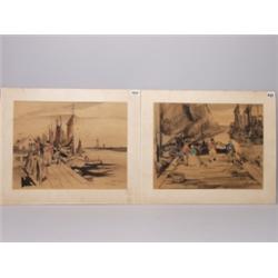 Pr Signed Dutch Watercolours