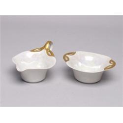 R.S. Germany Art Nouveau Cream & Sugar