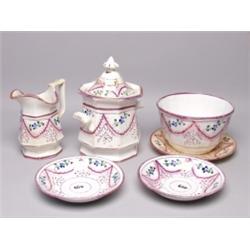 Six Items early Victorian Porcelain