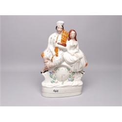 Staffordshire Clock Figural