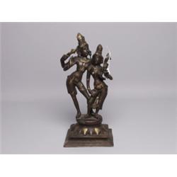 Indian Bronze of Two Figures