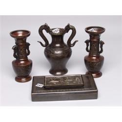 Four Old Bronze Items