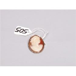 Sterling Mounted Cameo