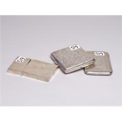 Three Sterling Cases  355 Grams