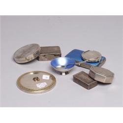 Nine Sterling Silver Items