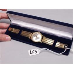 18K Men's Watch & Matching Strap