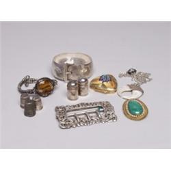 Estate Lot- 10 Items Sterling Silver