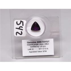 Amethyst 6.72 Ct