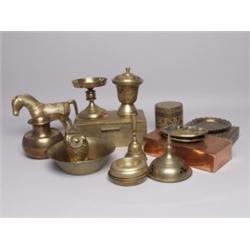 Estate Lot of Old Brassware