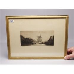 Percy J Westwood Etching C. 1908