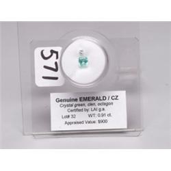 Emerald .91 Carat