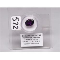 Amethyst 8.58 Ct