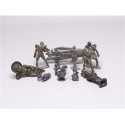 Old Lead Figurines 12 In Total