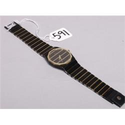 Concord Men's Steel & Gold Wrist Watch
