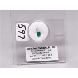 Emerald .98 Ct