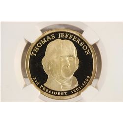 2007-S THOMAS JEFFERSON DOLLAR NGC PF69 ULTRA CAM