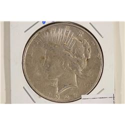 1927-D PEACE SILVER DOLLAR