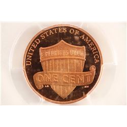 2010-S SHIELD LINCOLN CENT PCGS PR69RD DCAM