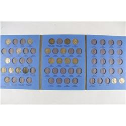 PARTIAL 1938 UP JEFFERSON NICKEL SET CONTAINS: