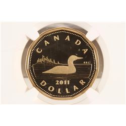 2011 CANADA LOON DOLLAR NGC PF68 ULTRA CAMEO